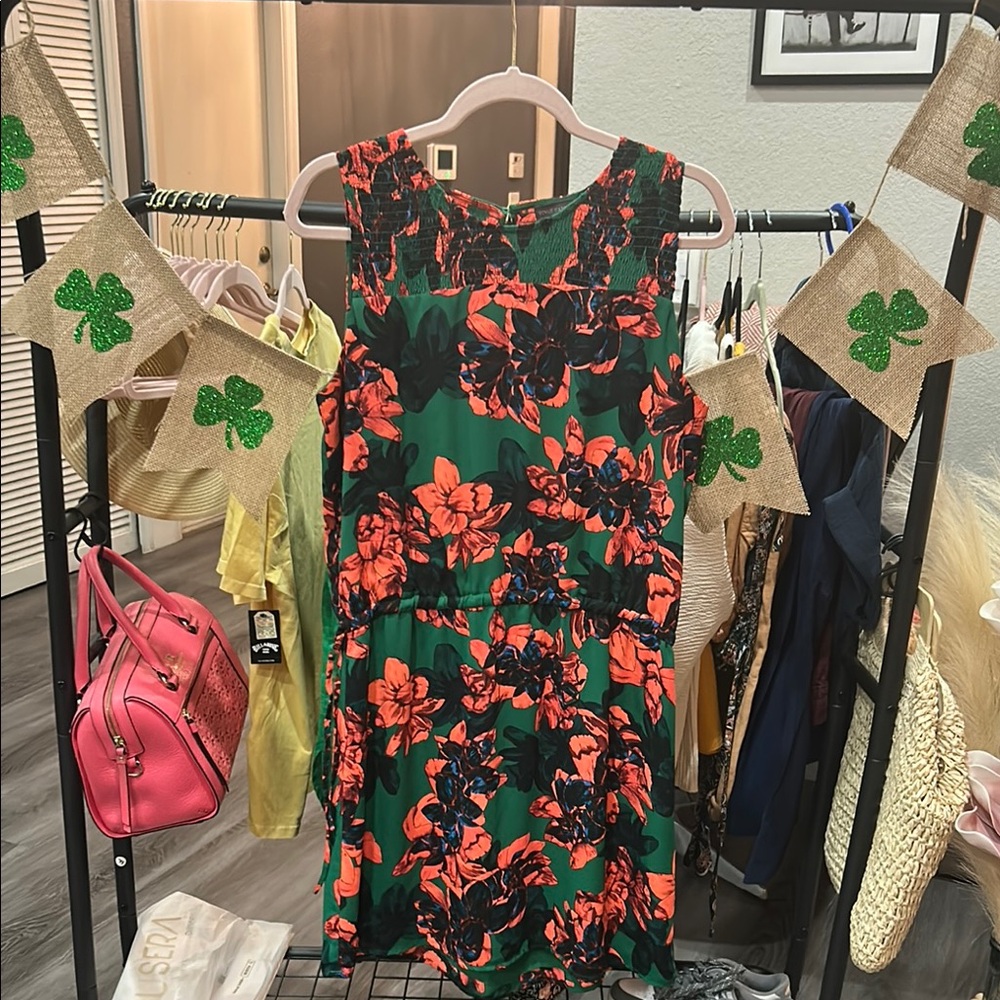 Floral Sleeveless Dress - Vince Camino